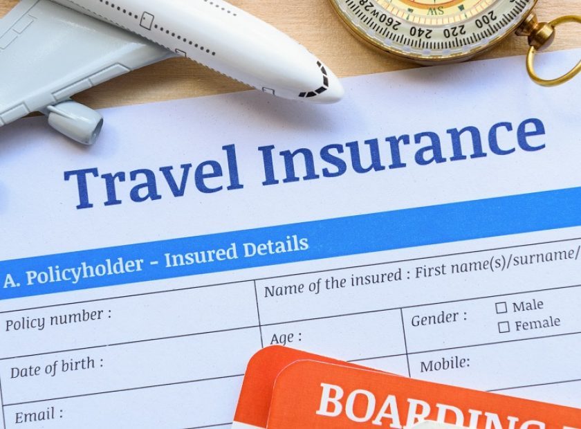Travel,Insurance,Form,Put,On,A,Wood,Table.,Many,Agent