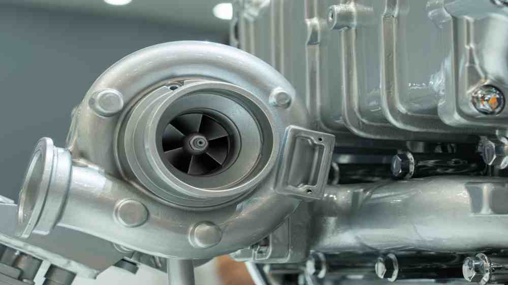 Close-up,Of,Diesel,Engine,Turbocharger