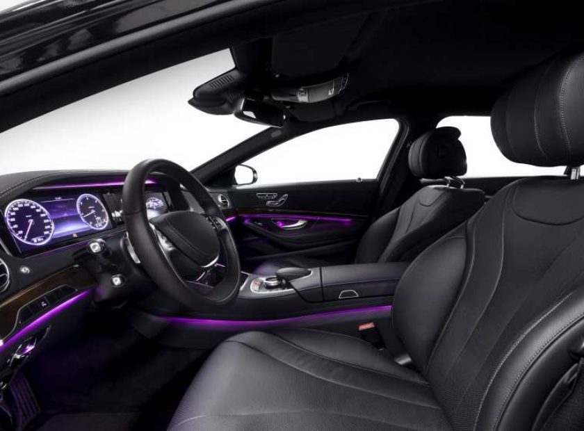 Car,Inside,Driver,Seat.,Interior,Of,Prestige,Modern,Car.,Front